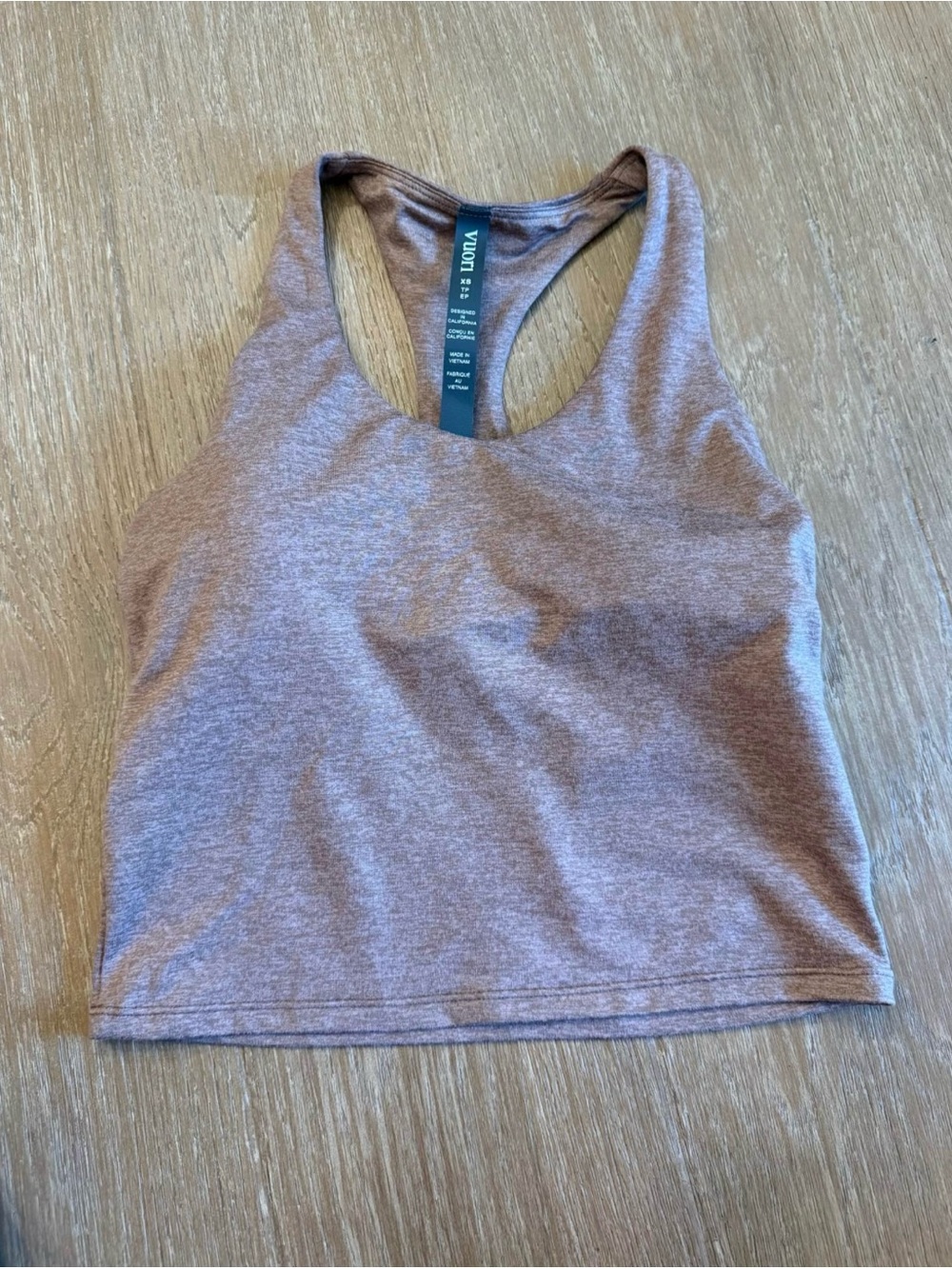 Vuori Halo Performance Crop Racerback Tank